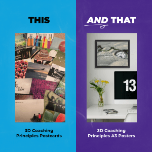 Coaching Principles : Postcards & A3 Posters Bundle